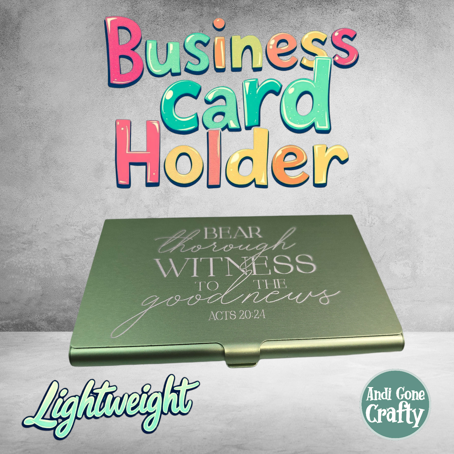 Bear Thorough Witness  - Business Card Holders