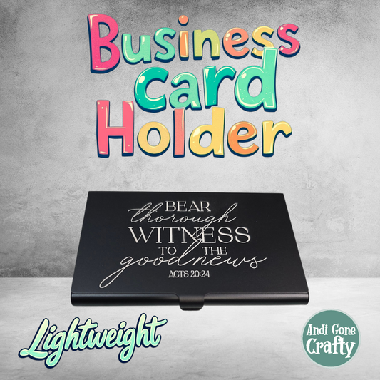 Bear Thorough Witness  - Business Card Holders