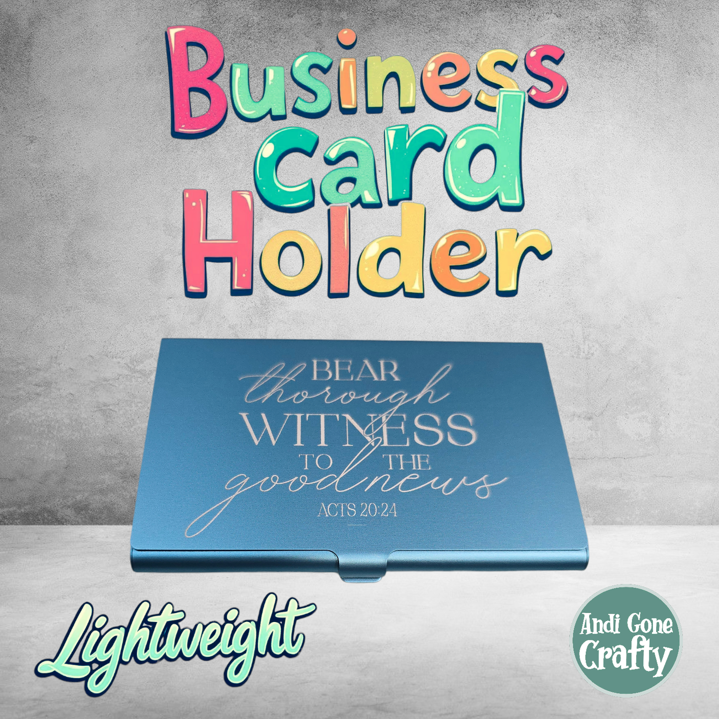 Bear Thorough Witness  - Business Card Holders