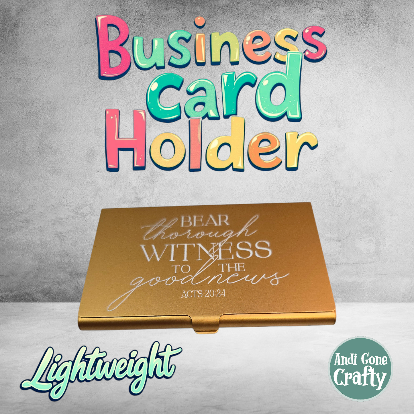 Bear Thorough Witness  - Business Card Holders