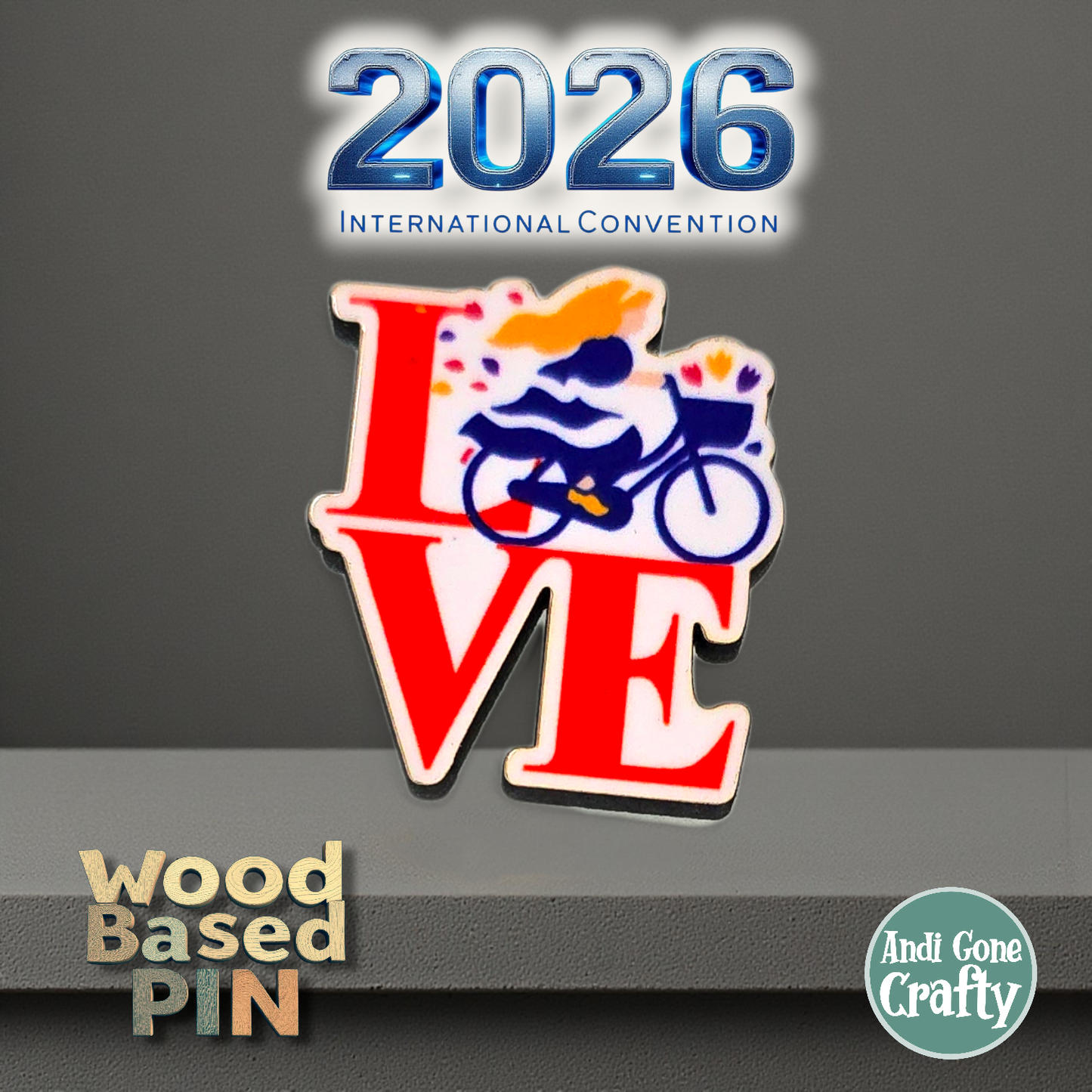 LOVE - Netherlands Utrecht - Pin - 2026 International Convention of Jehovah's Witnesses - JW Gifts and Souvenirs