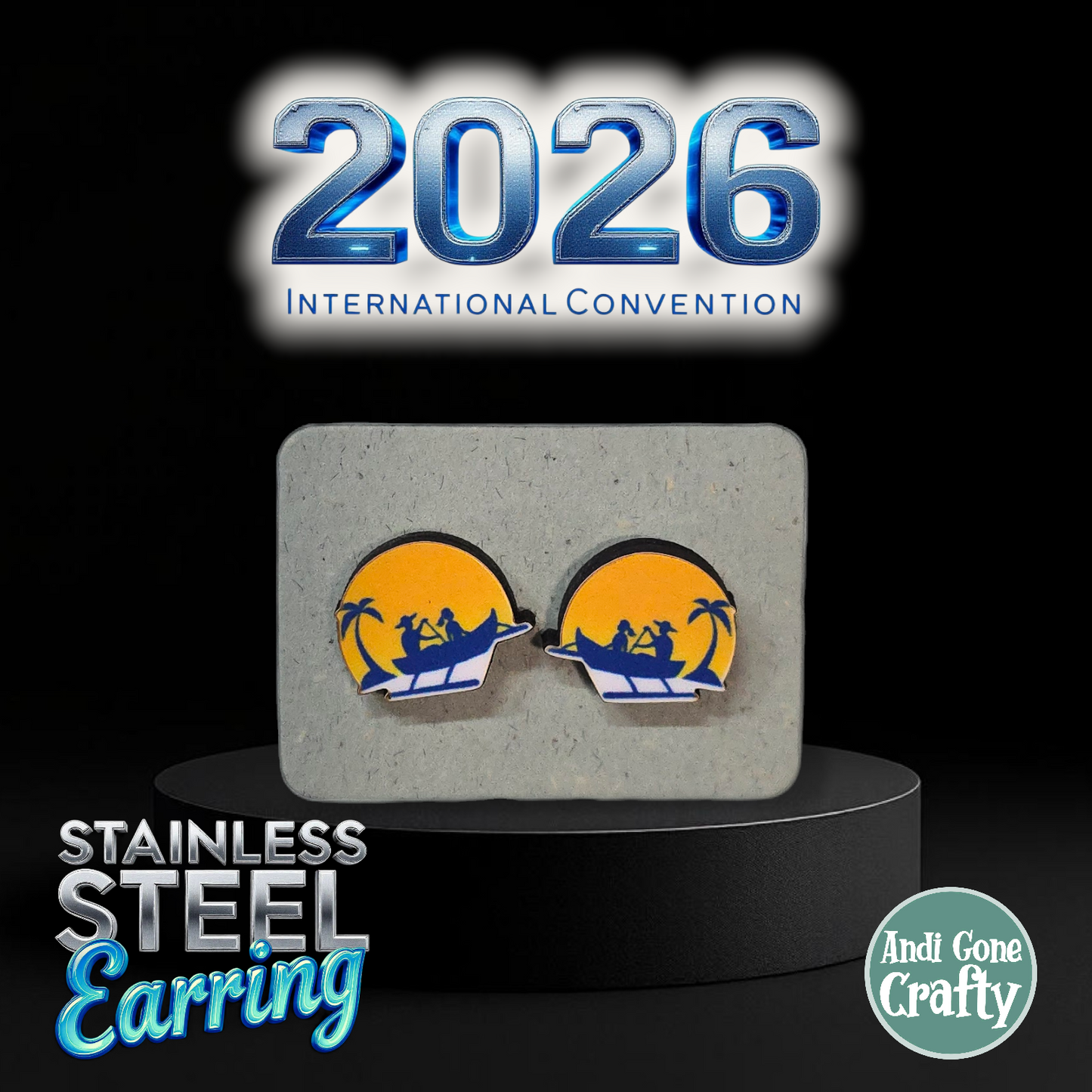 Philippines - Manila - Stainless Steel Studs - 2026 International Convention of Jehovah's Witnesses - JW Gifts and Souvenirs