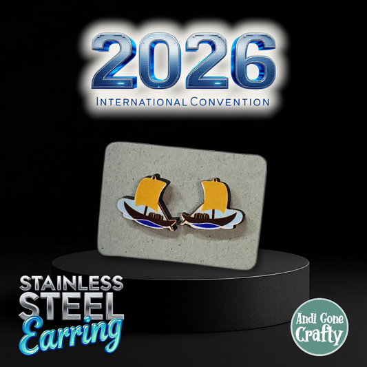 Porto - Portugal - Stainless Steel Studs - 2026 International Convention of Jehovah's Witnesses - JW Gifts and Souvenirs