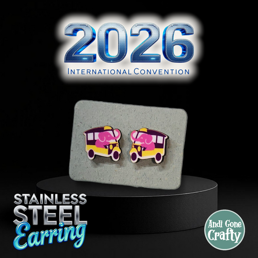 Thailand - Bangkok - Stainless Steel Studs - 2026 International Convention of Jehovah's Witnesses - JW Gifts and Souvenirs