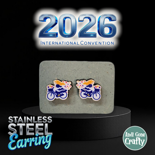 Netherlands - Utrecht - Stainless Steel Studs - 2026 International Convention of Jehovah's Witnesses - JW Gifts and Souvenirs