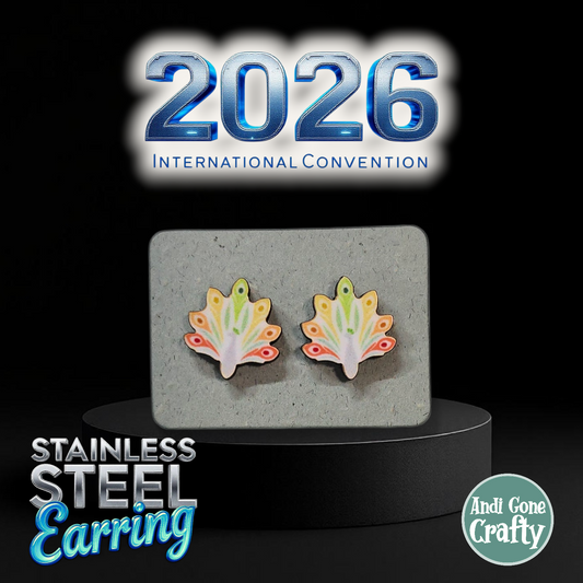 Poland - Warsaw - Stainless Steel Studs - 2026 International Convention of Jehovah's Witnesses - JW Gifts and Souvenirs