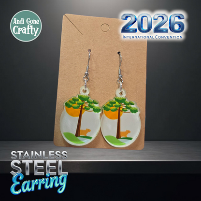 Curitiba - Brazil - Stainless Steel Dangles - 2026 International Convention of Jehovah's Witnesses - JW Gifts and Souvenirs