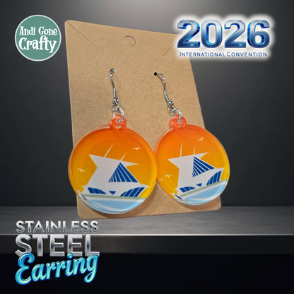 Milwaukee - United States - Stainless Steel Dangles - 2026 International Convention of Jehovah's Witnesses - JW Gifts and Souvenirs