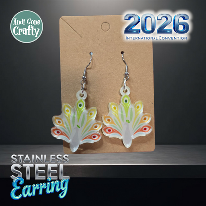 Poland - Warsaw - Stainless Steel Dangles - 2026 International Convention of Jehovah's Witnesses - JW Gifts and Souvenirs