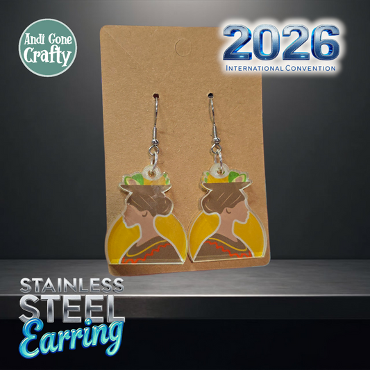 Cameroon - Douala - Stainless Steel Dangles - 2026 International Convention of Jehovah's Witnesses - JW Gifts and Souvenirs