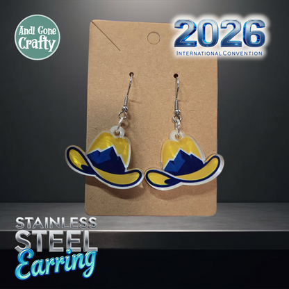 Calgary - Canada - Stainless Steel Dangles - 2026 International Convention of Jehovah's Witnesses - JW Gifts and Souvenirs