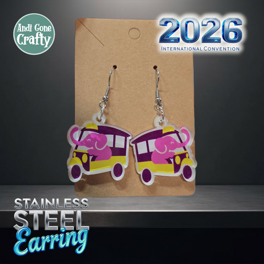 Thailand - Bangkok - Stainless Steel Dangles - 2026 International Convention of Jehovah's Witnesses - JW Gifts and Souvenirs