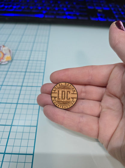 LDC - JW Pin - Cherry Wood