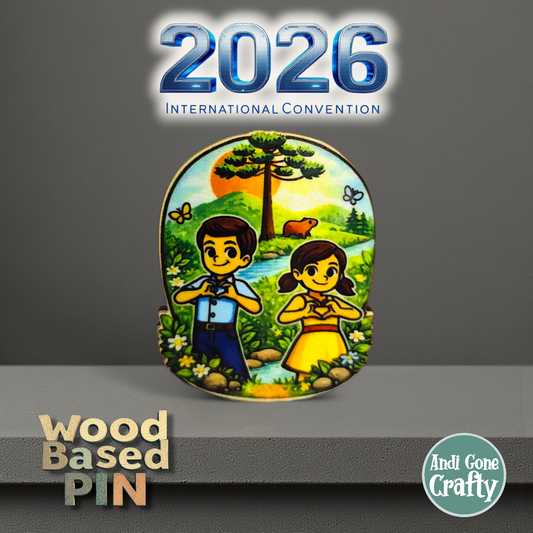JW Kids - Brazil Curitiba - Pin - 2026 International Convention of Jehovah's Witnesses - JW Gifts and Souvenirs