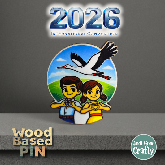 JW Kids - Lithuania Vilnius - Pin - 2026 International Convention of Jehovah's Witnesses - JW Gifts and Souvenirs