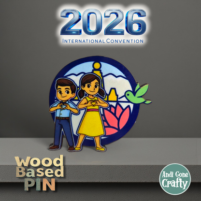 JW Kids - Ecuador Quito - Pin - 2026 International Convention of Jehovah's Witnesses - JW Gifts and Souvenirs