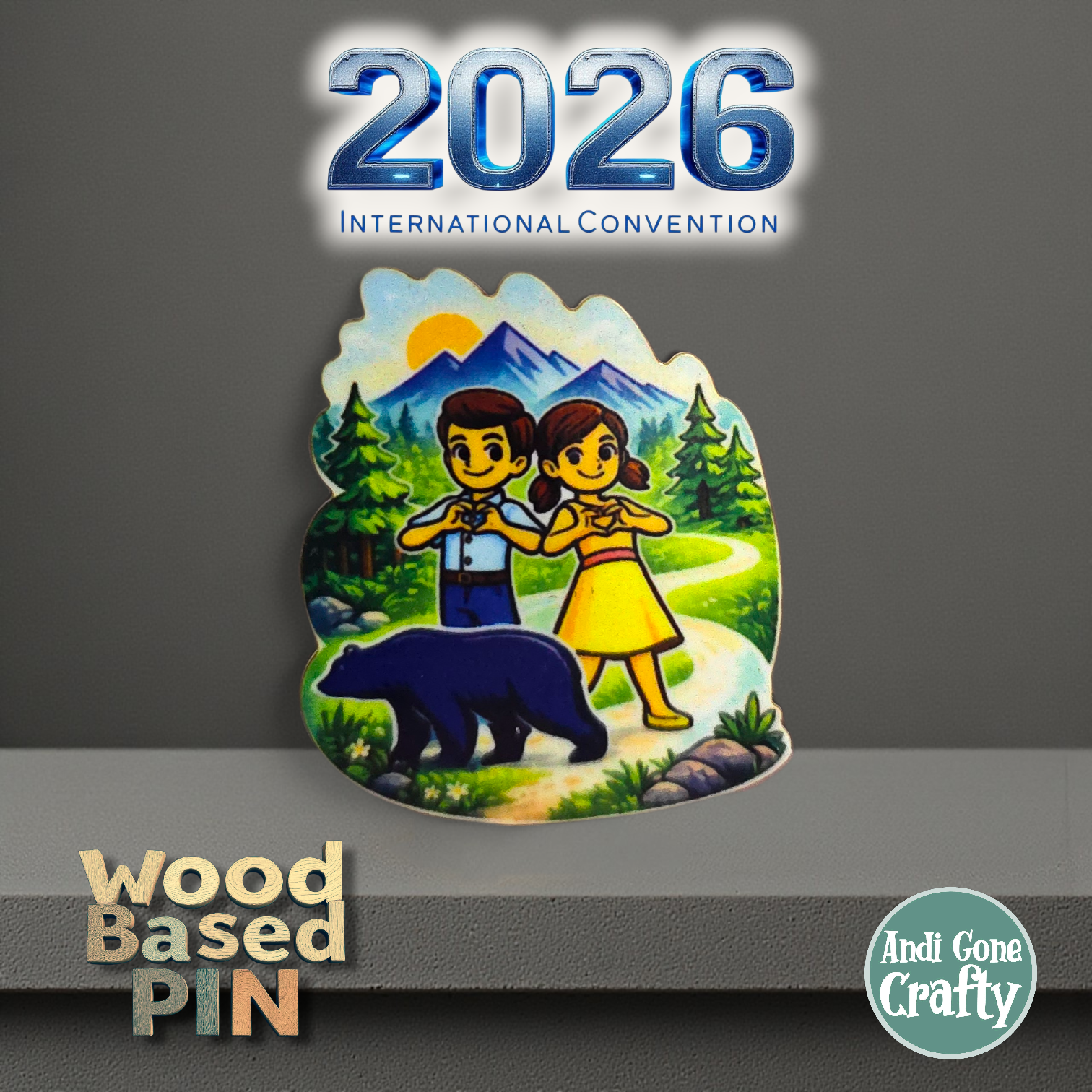 Bucharest Pin JW Kids - Romania Bucharest - Pin - 2026 International Convention of J ...