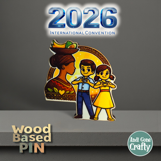 JW Kids - Cameroon Douala - Pin - 2026 International Convention of Jehovah's Witnesses - JW Gifts and Souvenirs