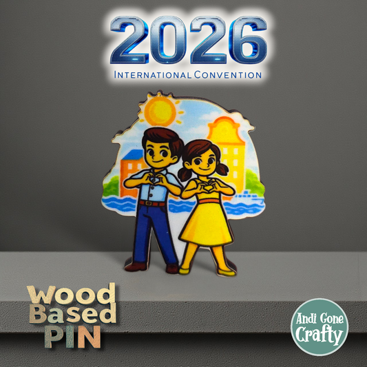 JW Kids - Sweden Stockholm - Pin - 2026 International Convention of Jehovah's Witnesses - JW Gifts and Souvenirs