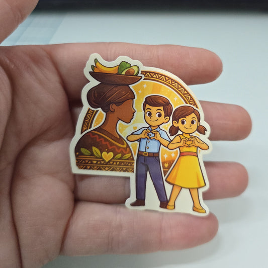 JW Kids Stickers (18 Pack) - Cameroon Douala - 2026 International Convention of Jehovah's Witnesses - JW Gifts and Souvenirs