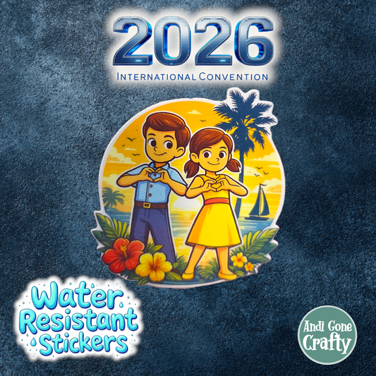 JW Kids Stickers (18 Pack Variety Pack) - San Diego - United States - 2026 International Convention of Jehovah's Witnesses - JW Gifts and Souvenirs