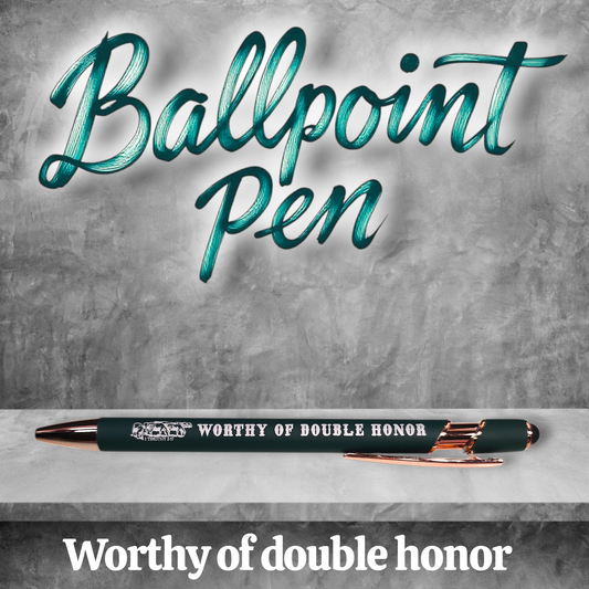 Worthy of Double Honor - JW Metal Pen
