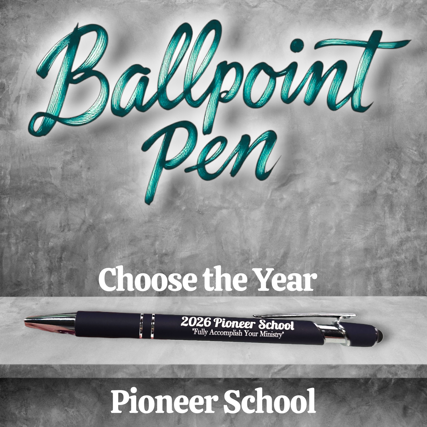 Custom Year Pioneer School - JW Metal Pen
