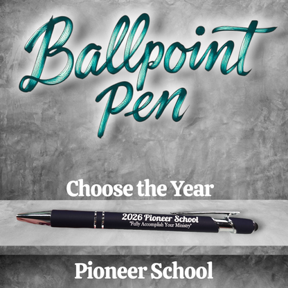 Custom Year Pioneer School - JW Metal Pen