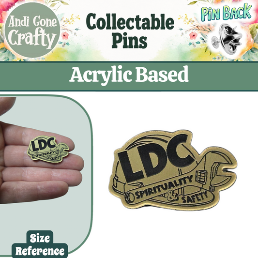 Gold - LDC Safety and Spirituality - JW Pin