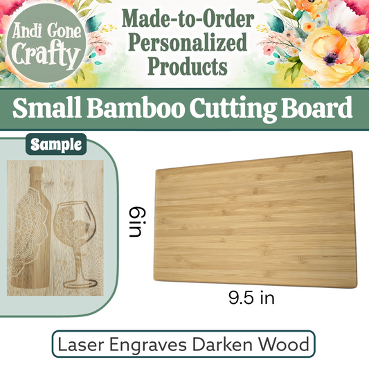 Custom Small Bamboo Cutting Board