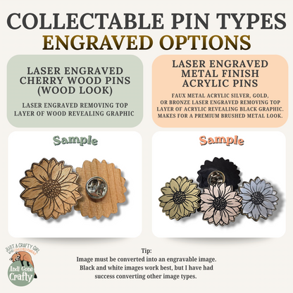 Made-to-Order Collectable Pins – Custom Graphics