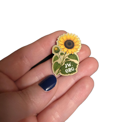 Sunflower Flower Pin - JW.ORG - JW Gifts and Souvenirs