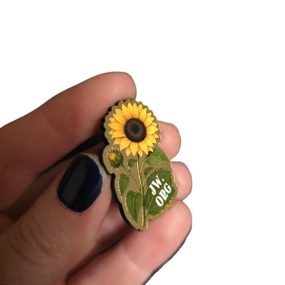 Sunflower Flower Pin - JW.ORG - JW Gifts and Souvenirs