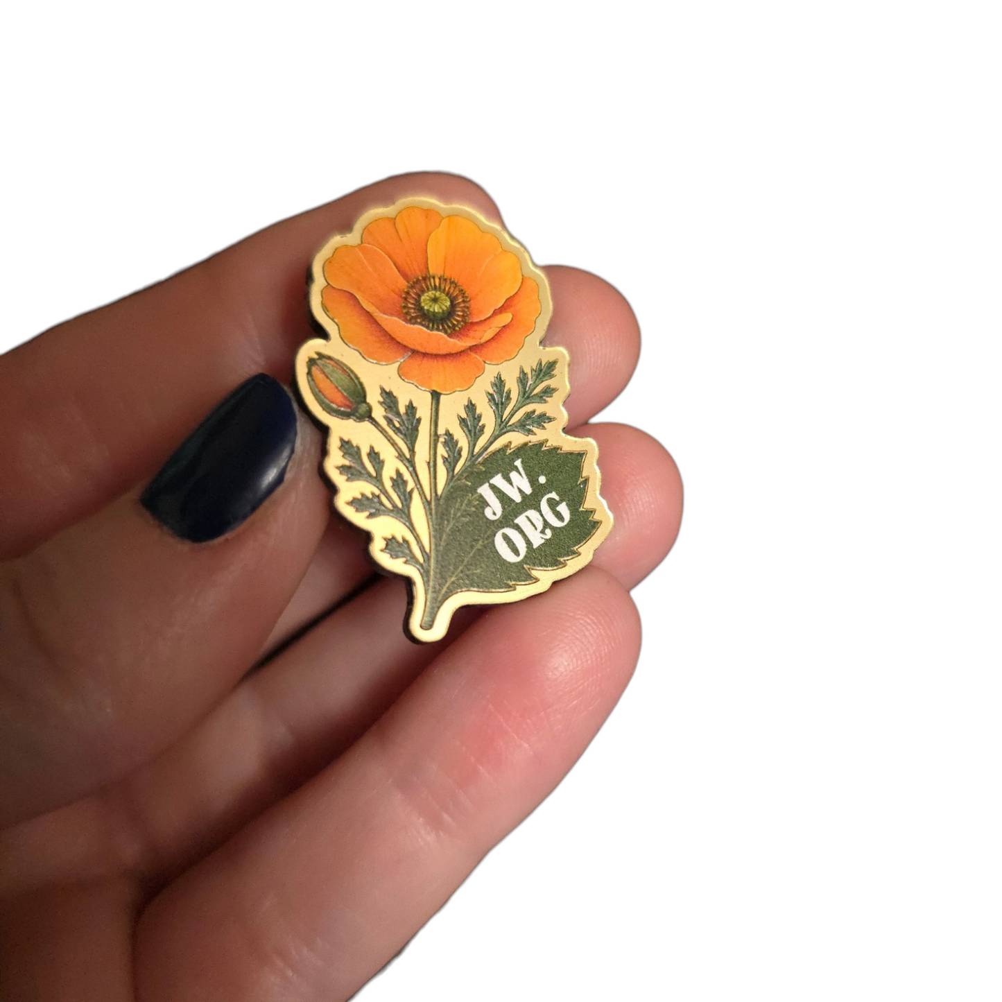 CA Poppy Flower Pin - JW.ORG - JW Gifts and Souvenirs