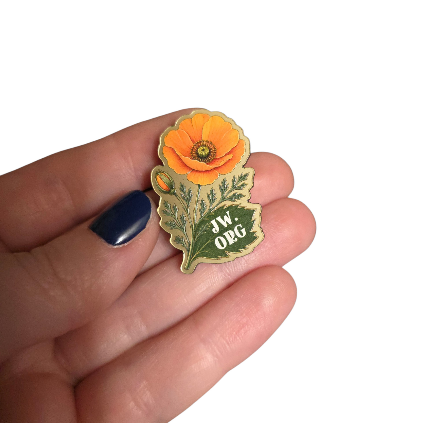 CA Poppy Flower Pin - JW.ORG - JW Gifts and Souvenirs