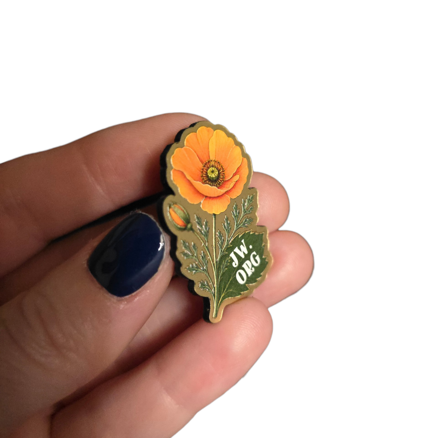CA Poppy Flower Pin - JW.ORG - JW Gifts and Souvenirs