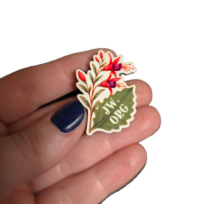 Fuchsia Lady's Eardrops Flower - JW.ORG - JW Gifts and Souvenirs