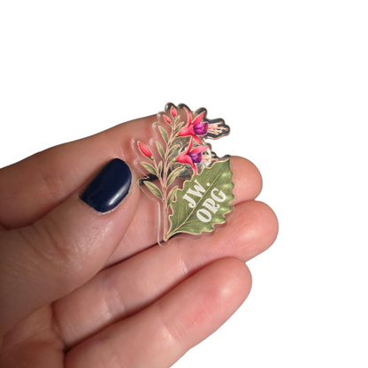 Fuchsia Lady's Eardrops Flower - JW.ORG - JW Gifts and Souvenirs