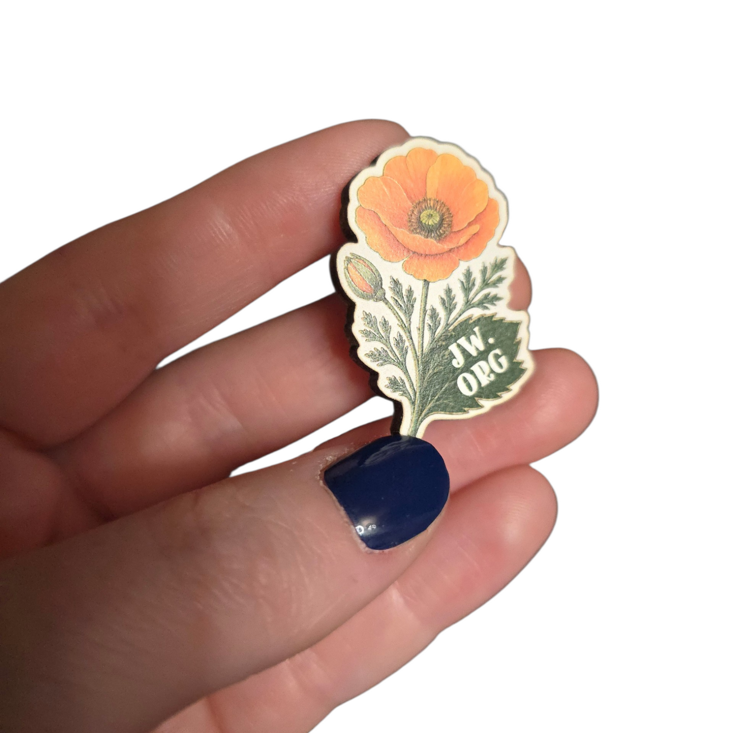 CA Poppy Flower Pin - JW.ORG - JW Gifts and Souvenirs