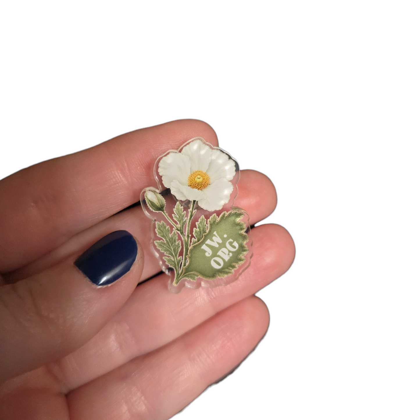 White Prickly Poppy Flower - JW.ORG - JW Gifts and Souvenirs