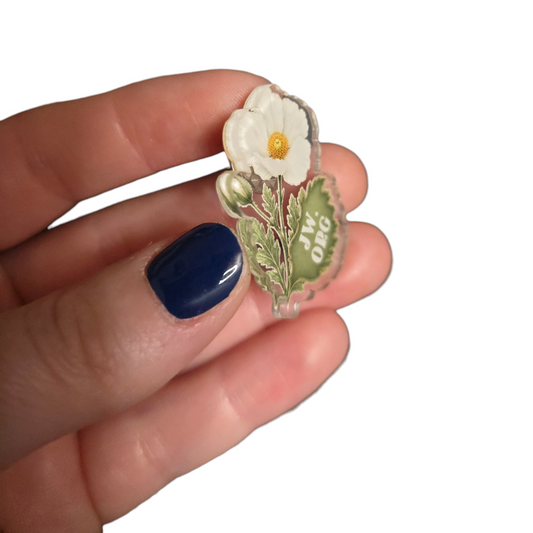 White Prickly Poppy Flower - JW.ORG - JW Gifts and Souvenirs