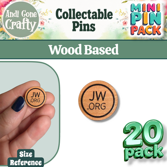 JW.ORG Pin - QTY 20 Pin Pack