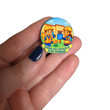 Colorful JW Kids Full PPE Outside Working - JW - LDC Pin