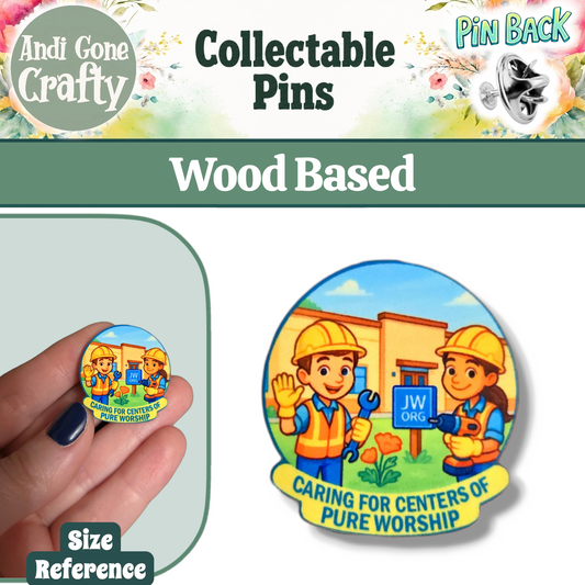 Colorful JW Kids Full PPE Outside Working - JW - LDC Pin