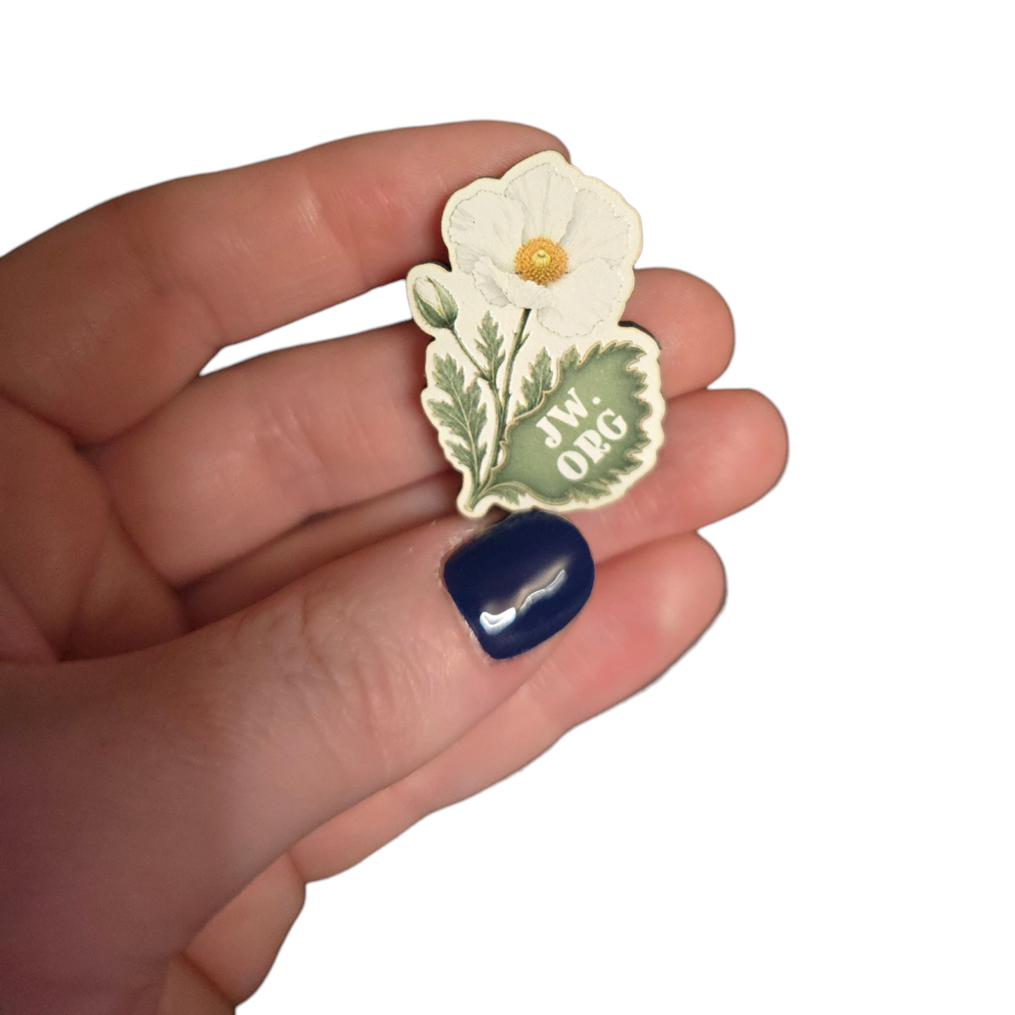 White Prickly Poppy Flower - JW.ORG - JW Gifts and Souvenirs
