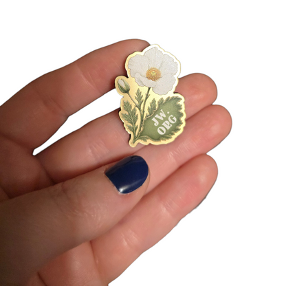 White Prickly Poppy Flower - JW.ORG - JW Gifts and Souvenirs