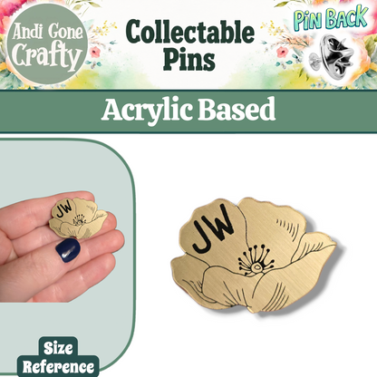 JW Poppy - JW Pin