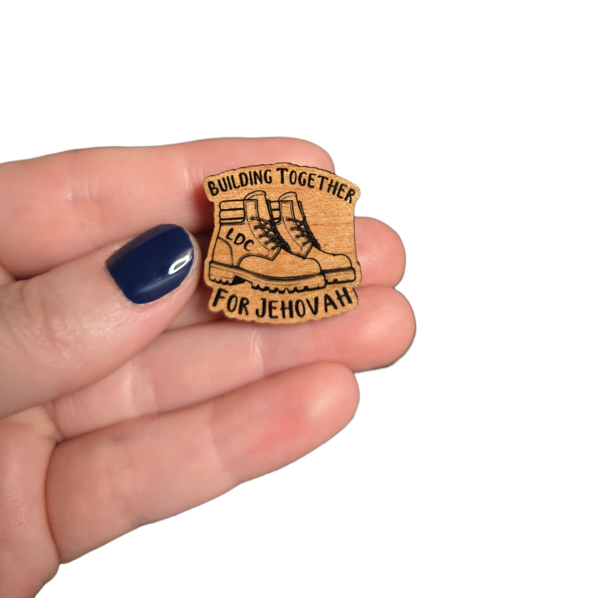 Building Together for Jehovah - Boots - LDC - JW Pin