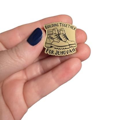 Building Together for Jehovah - Boots - LDC - JW Pin