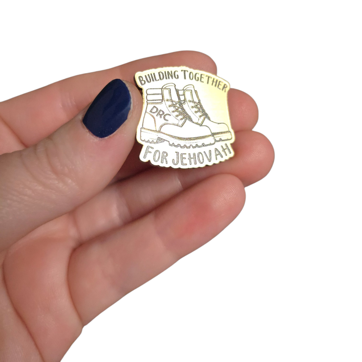 Building Together for Jehovah - Boots - LDC - JW Pin